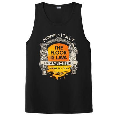 Floor Is Lava Championship History Pompeii Ancient Ironic PosiCharge Competitor Tank