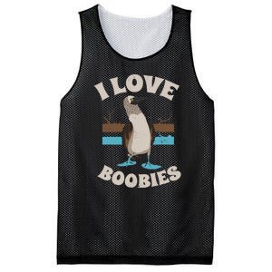 Funny I Love Boobies Gift For Birdwatchers Mesh Reversible Basketball Jersey Tank