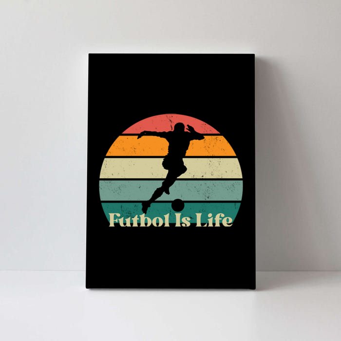 Futbol Is Life Canvas