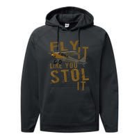 Fly It Like You STOL It Performance Fleece Hoodie