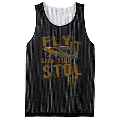 Fly It Like You STOL It Mesh Reversible Basketball Jersey Tank