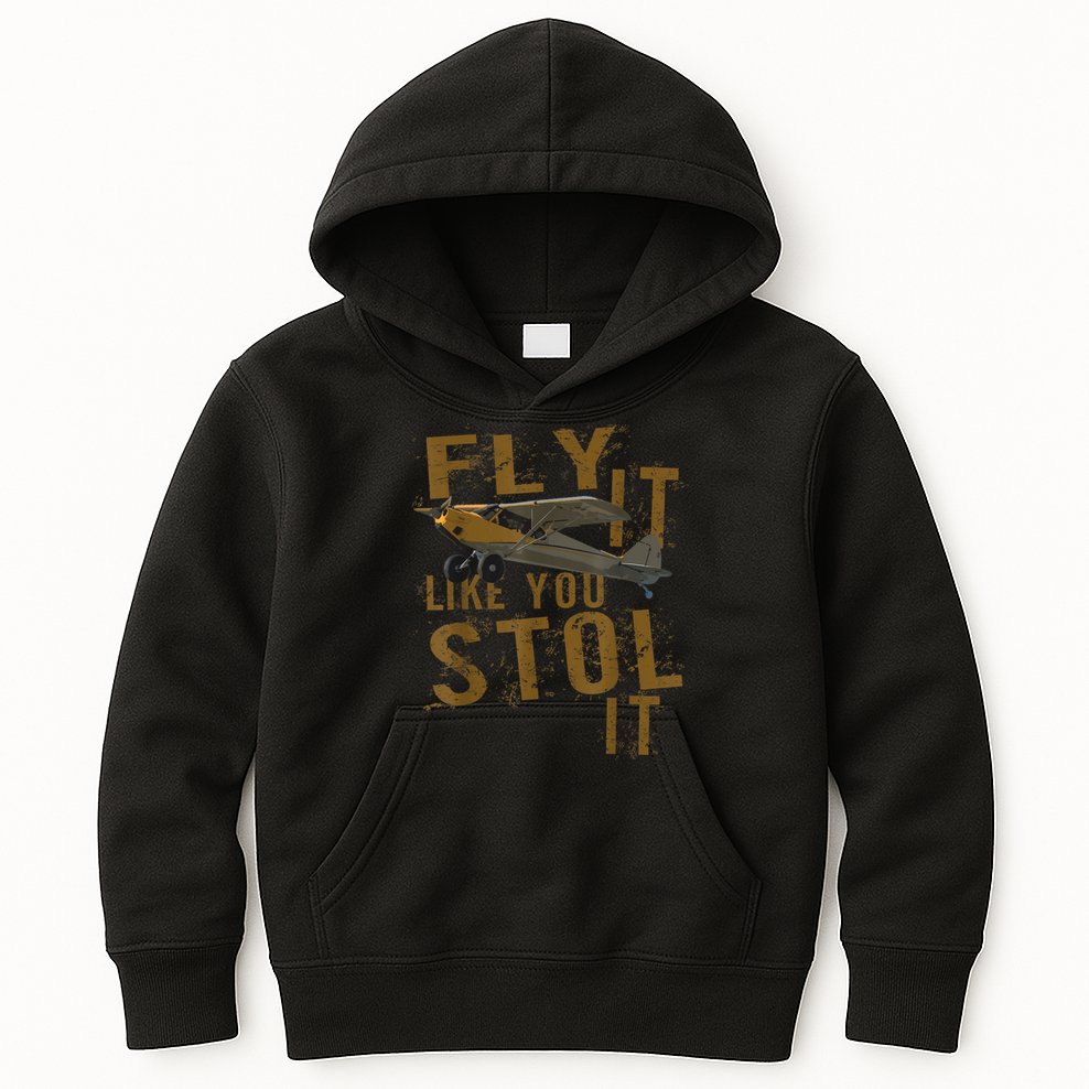 Fly It Like You STOL It Kids Hoodie