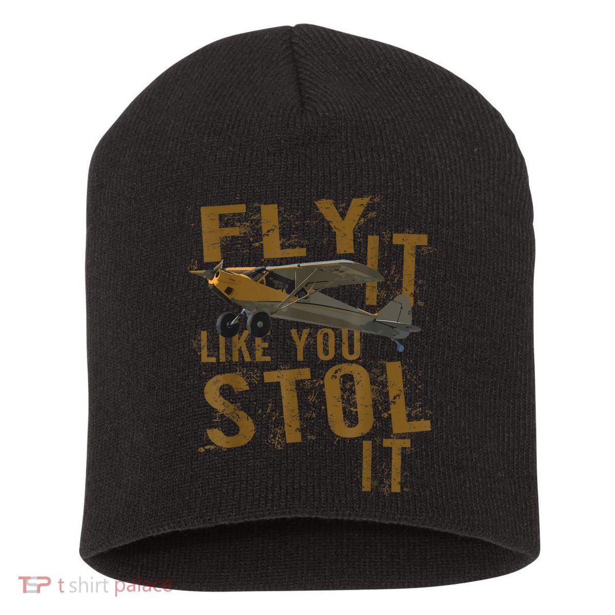 Fly It Like You STOL It Short Acrylic Beanie
