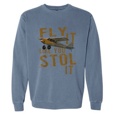 Fly It Like You STOL It Garment-Dyed Sweatshirt