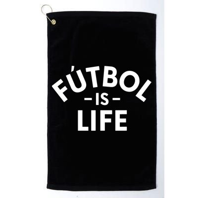 Futbol Is Life Soccer Funny Football Lover Golf Towel