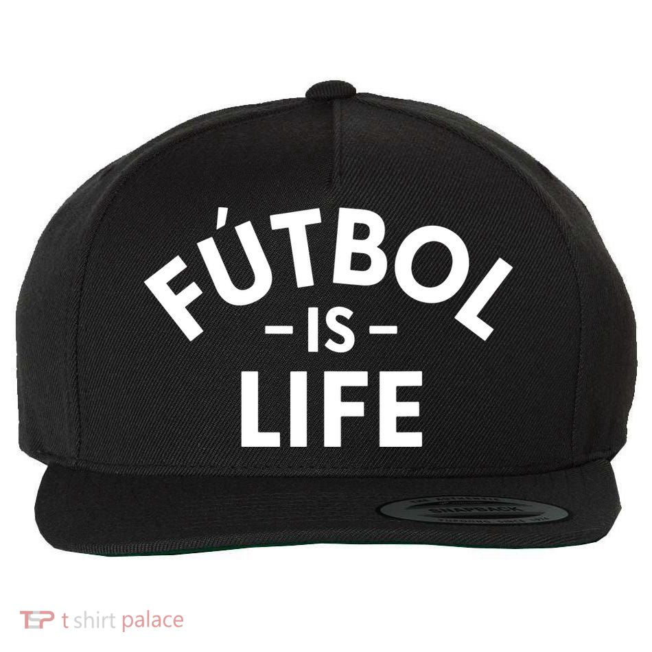 Futbol Is Life Soccer Funny Football Lover Wool Snapback Cap