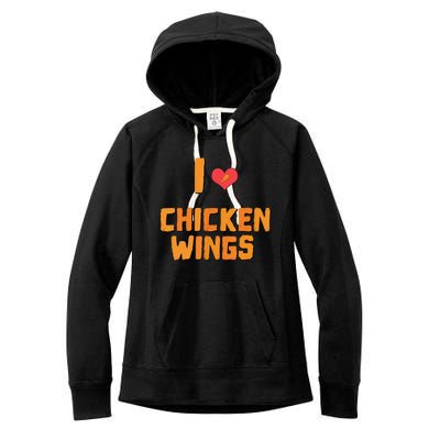 Funny I Love Chicken Wings Gift Fast Food Gift Gift Women's Fleece Hoodie