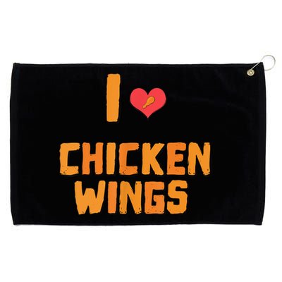 Funny I Love Chicken Wings Gift Fast Food Gift Gift Grommeted Golf Towel