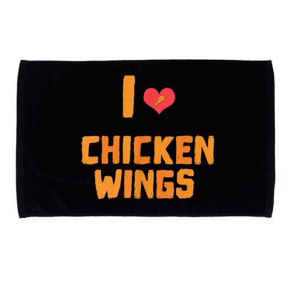 Funny I Love Chicken Wings Gift Fast Food Gift Gift Microfiber Hand Towel