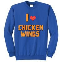 Funny I Love Chicken Wings Gift Fast Food Gift Gift Sweatshirt