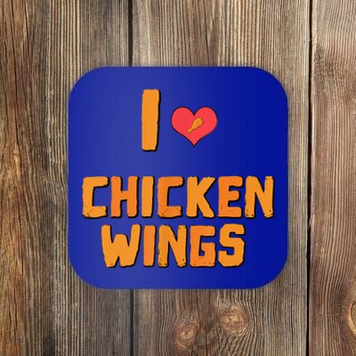 Funny I Love Chicken Wings Gift Fast Food Gift Gift Coaster