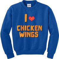 Funny I Love Chicken Wings Gift Fast Food Gift Gift Kids Sweatshirt