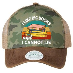 Funny I Like Big Books Cannot Lie English Reading Teacher Legacy Tie Dye Trucker Hat