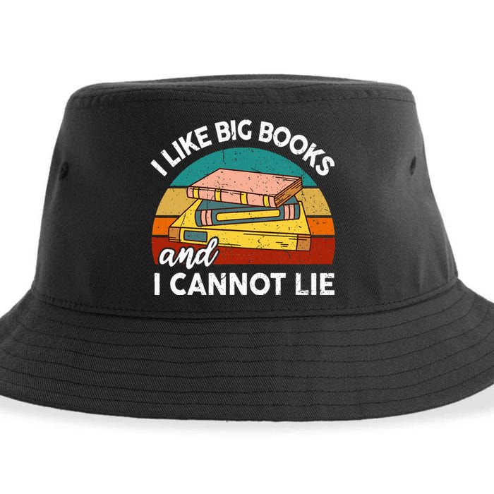 Funny I Like Big Books Cannot Lie English Reading Teacher Sustainable Bucket Hat