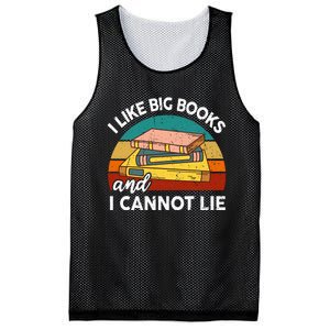 Funny I Like Big Books Cannot Lie English Reading Teacher Mesh Reversible Basketball Jersey Tank