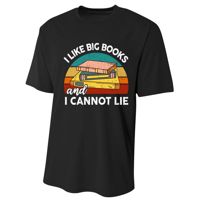 Funny I Like Big Books Cannot Lie English Reading Teacher Performance Sprint T-Shirt