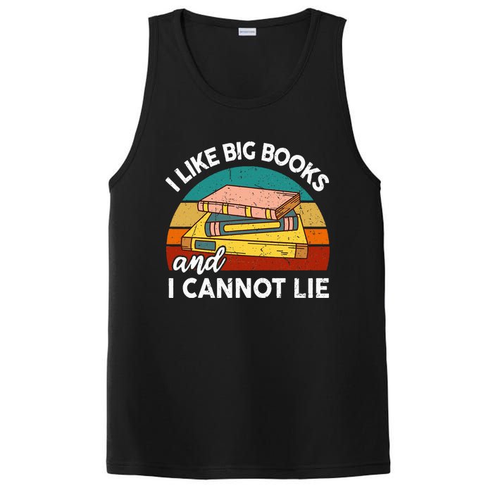 Funny I Like Big Books Cannot Lie English Reading Teacher PosiCharge Competitor Tank