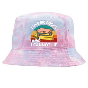 Funny I Like Big Books Cannot Lie English Reading Teacher Tie-Dyed Bucket Hat