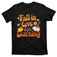 Fall In Love With Learning Teacher T-Shirt