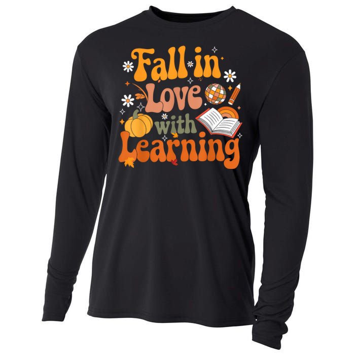 Fall In Love With Learning Teacher Cooling Performance Long Sleeve Crew