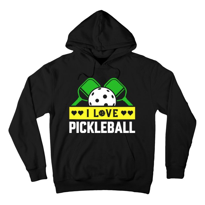 Funny I Love Pickleball Hoodie