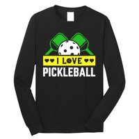 Funny I Love Pickleball Long Sleeve Shirt