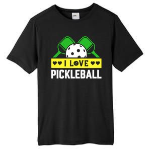 Funny I Love Pickleball Tall Fusion ChromaSoft Performance T-Shirt