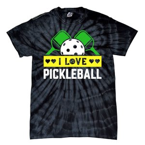 Funny I Love Pickleball Tie-Dye T-Shirt