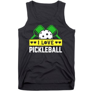 Funny I Love Pickleball Tank Top