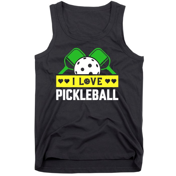 Funny I Love Pickleball Tank Top