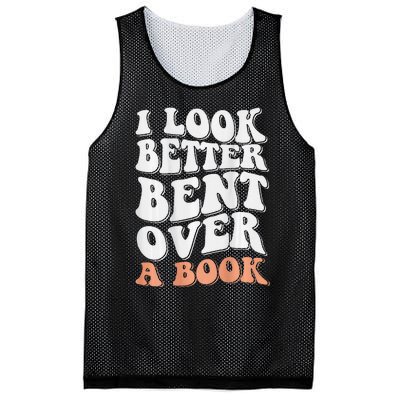 Funny I Look Better Bent Over (On Back) Mesh Reversible Basketball Jersey Tank