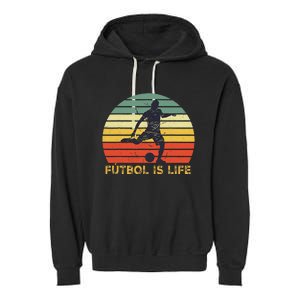 Futbol Is Life Garment-Dyed Fleece Hoodie