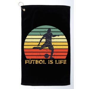 Futbol Is Life Platinum Collection Golf Towel