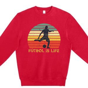 Futbol Is Life Premium Crewneck Sweatshirt