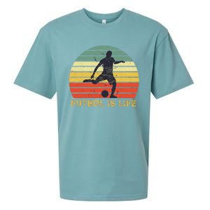 Futbol Is Life Sueded Cloud Jersey T-Shirt