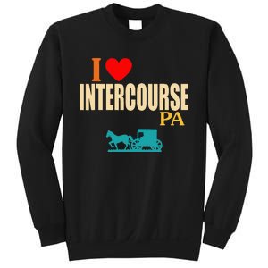 Funny I Love Intercourse Pa Apparel Sweatshirt