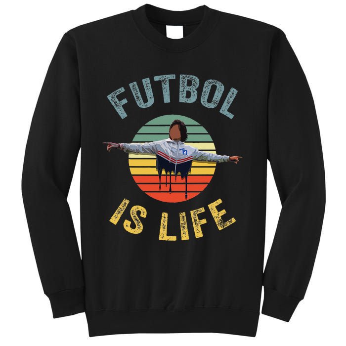 Futbol Is Life Soccer Ball Team Fan Lovers Goals Of Life Sweatshirt