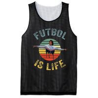 Futbol Is Life Soccer Ball Team Fan Lovers Goals Of Life Mesh Reversible Basketball Jersey Tank