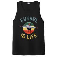 Futbol Is Life Soccer Ball Team Fan Lovers Goals Of Life PosiCharge Competitor Tank