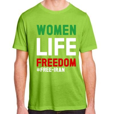 Free Iran Life Freedom Stand With Persian Funny Gift Adult ChromaSoft Performance T-Shirt