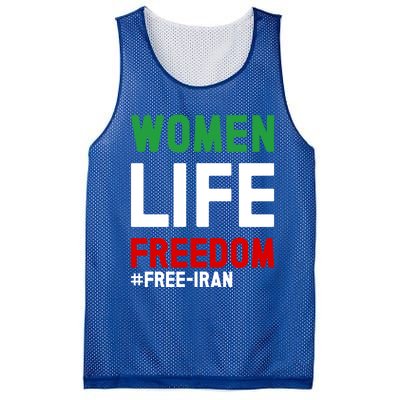 Free Iran Life Freedom Stand With Persian Funny Gift Mesh Reversible Basketball Jersey Tank