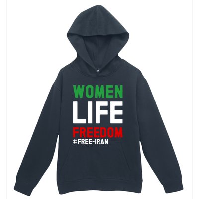 Free Iran Life Freedom Stand With Persian Funny Gift Urban Pullover Hoodie