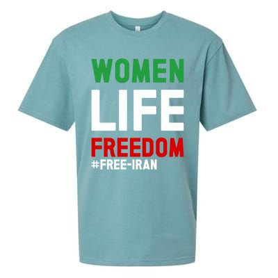 Free Iran Life Freedom Stand With Persian Funny Gift Sueded Cloud Jersey T-Shirt