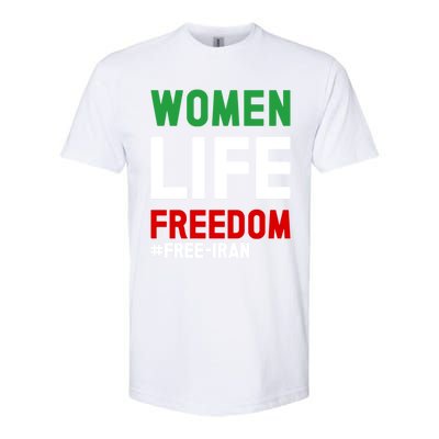 Free Iran Life Freedom Stand With Persian Funny Gift Softstyle CVC T-Shirt