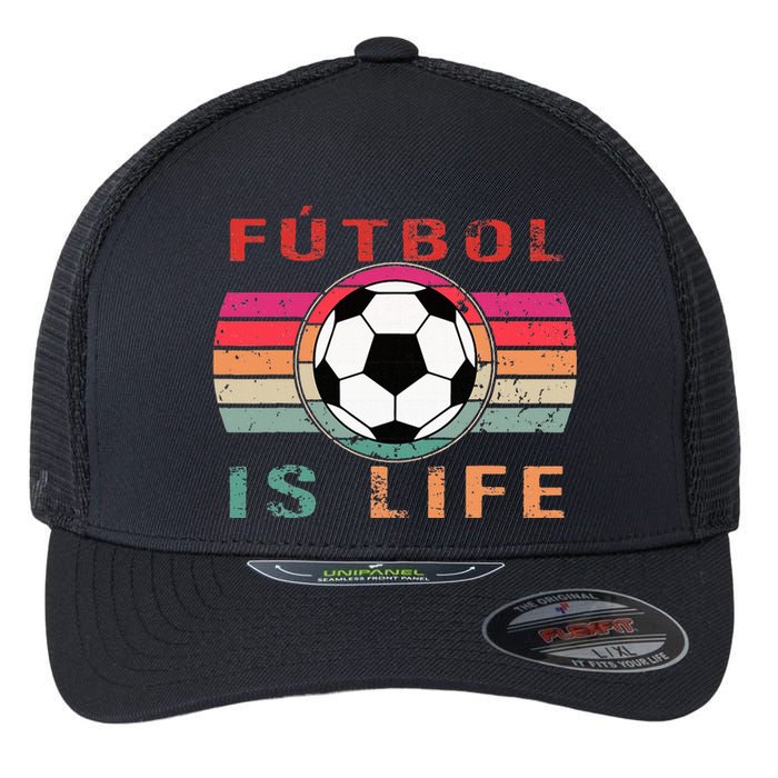 Futbol Is Life Futbol Is Life Vintage Flexfit Unipanel Trucker Cap