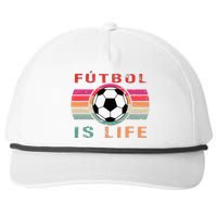 Futbol Is Life Futbol Is Life Vintage Snapback Five-Panel Rope Hat