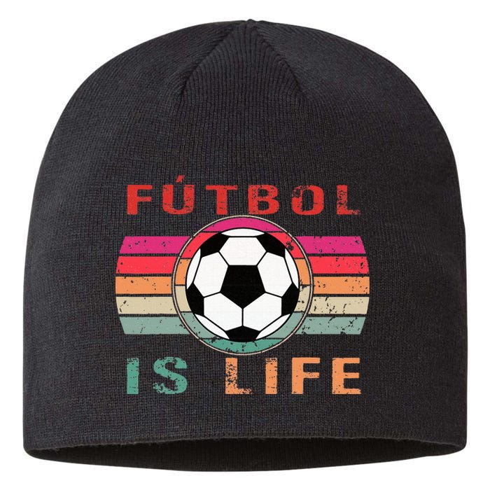 Futbol Is Life Futbol Is Life Vintage Sustainable Beanie