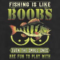 Fishing Is Like Boobs Even The Small Ones Are Fun Adult Drive Performance Visor