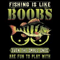 Fishing Is Like Boobs Even The Small Ones Are Fun Wool Snapback Cap