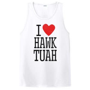 Funny I Love Hawk Tuah Heart Guy Spit Joke Wet That Thang PosiCharge Competitor Tank